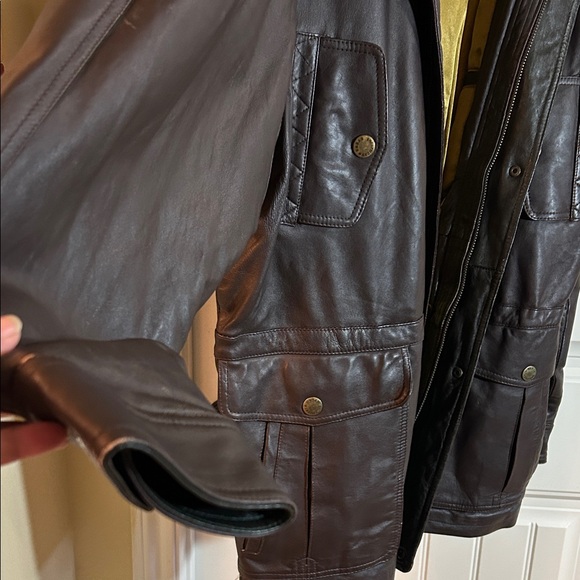 Urban Equipment Dark Brown Leather Jacket - Picture 4 of 10